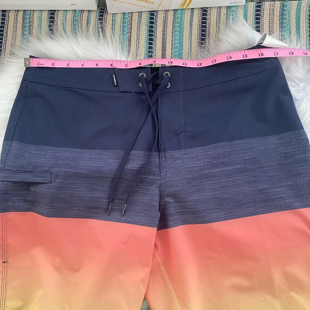Nwt MENS O'Neill Blue and Orange Board Shorts